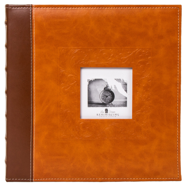 Фотоальбом BRAUBERG "Camel" на 500 фото 10х15 см, под гладкую кожу, коричневый, 391178 - Фотоальбомы