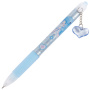 Ручка шариковая автоматическая с грипом BRAUBERG "First Love", СИНЯЯ, подвеска, корпус ассорти, узел 0,5 мм, линия письма 0,3 мм, 141285 - Ручки шариковые автоматические