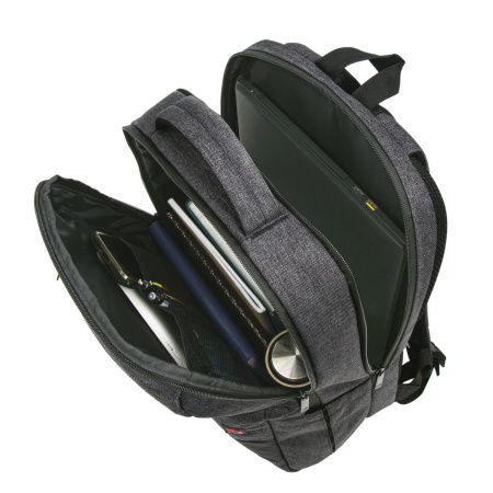 Рюкзак BRAUBERG URBAN универсальный, с отделением для ноутбука, "Houston", темно-серый, 45х31х15 см, 229895 - Рюкзаки с отделением для ноутбука