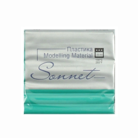 Полимерная глина (пластика) "Сонет" цвет зеленый светлый брус 56 г
