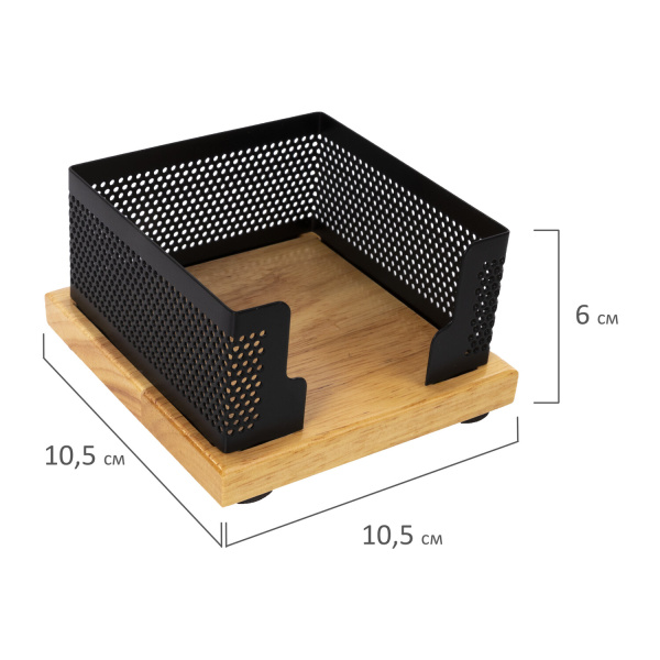 Набор настольный GALANT "Wood&Metal", 8 предметов, светлое дерево и черный металл, 230877 - Настольные наборы и аксессуары из дерева