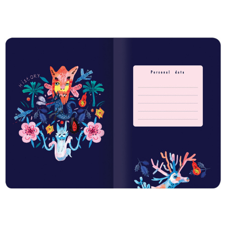 Тетради 60 л. в точку обложка SoftTouch, НАБОР 2 шт., бежевая бумага 70 г/м2, сшивка, B5 (179х250 мм), NIGHT/DAY, BRAUBERG, 403830 - Тетради более 60 листов