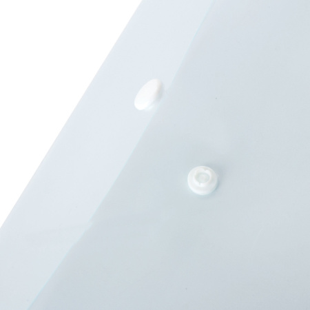 Папка-конверт с кнопкой BRAUBERG, вертикальная, А4, до 100 листов, прозрачная, 0,15 мм, 224978 - Папки-конверты с кнопкой