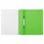 Скоросшиватель пластиковый BRAUBERG, А4, 130/180 мкм, салатовый, 228674 - Папки-скоросшиватели мягкие