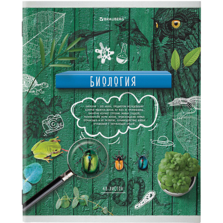 Тетради предметные, КОМПЛЕКТ 10 ПРЕДМЕТОВ, "COLLAGE", 48 листов, TWIN лак, BRAUBERG, 404030 - Тетради предметные