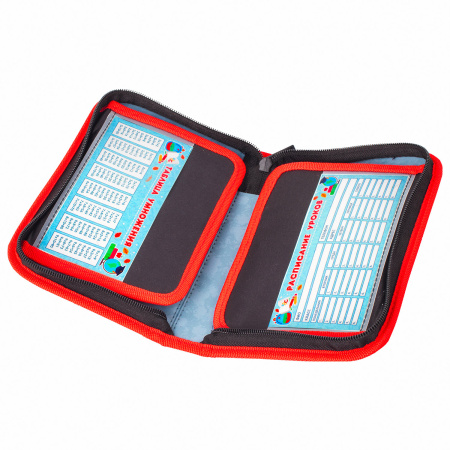 Пенал BRAUBERG, 1 отделение, 2 откидные планки, полиэстер, 21х14 см, "Ninja", 270313 - Пеналы каркасные