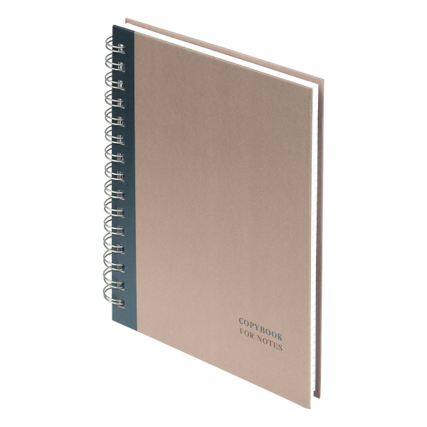 Тетрадь 120л., А5, клетка на гребне BG "Monocolor. Double", матовая ламинация, твердая обложка - Ежедневники с твердой обложкой