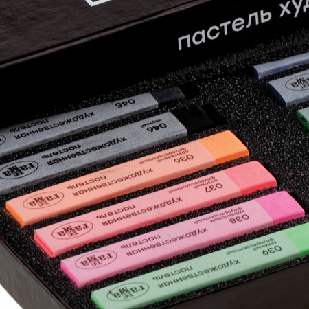 Пастель сухая художественная ГАММА "Старый Мастер", 48 цветов, базовые цвета, квадратное сечение, 2309198 - Пастель художественная в наборах