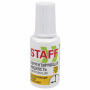 Корректирующая жидкость STAFF "EVERYDAY" быстросохнущая, 20 мл, с кисточкой, 224878 - Корректирующие жидкости