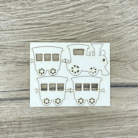 Чипборд "Паровозик" толщина 1,55 мм