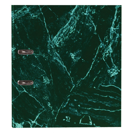 Папка-регистратор STAFF "Basic" БЮДЖЕТ с мраморным покрытием, 70 мм, без уголка, зеленая, 229620 - Папки-регистраторы с арочным механизмом