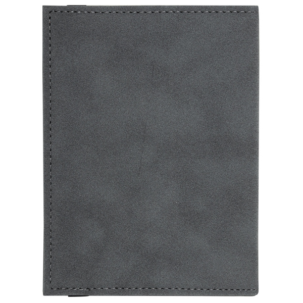 Обложка для паспорта с карманами и резинкой, мягкая экокожа, "PASSPORT", серая, BRAUBERG, 238203 - Обложки для паспорта