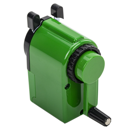 Точилка механическая BRAUBERG "JET", металлический механизм, корпус зеленый, 229571 - Точилки механические