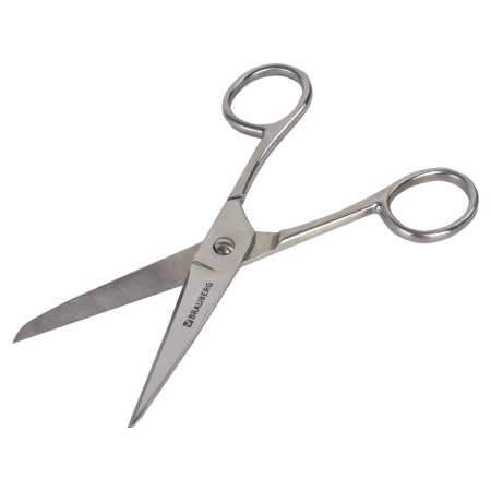 Ножницы цельнометаллические BRAUBERG "Professional", 150 мм, классической формы, 237101 - Ножницы универсальные