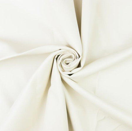 Эко-кожа на вискозной основе цвет молочный, 33*70 см, плотность 310 гр