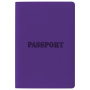 Обложка для паспорта STAFF, мягкий полиуретан, "ПАСПОРТ", фиолетовая, 237608 - Обложки для паспорта