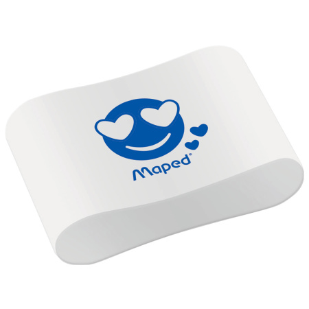 Ластик MAPED (Франция) "Essentials Soft 13", 33,5х21,5х9,9 мм, белый, ассорти, 112911 - Ластики классические