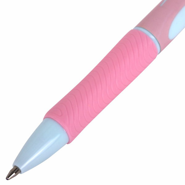 Ручка шариковая автоматическая BRAUBERG ULTRA-RT PASTEL, СИНЯЯ, 0,7 мм, линия 0,35 мм, 143933 - Ручки шариковые автоматические