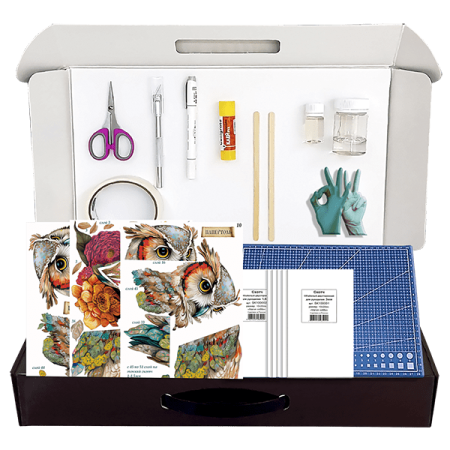 Набор папертоль “Арт филин” - Папертоль