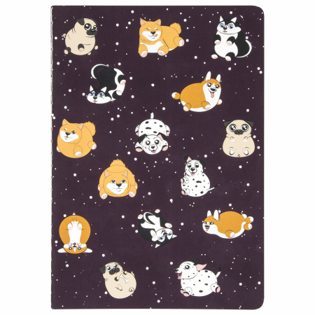 Тетради--скетчбуки 40 л. обложка SoftTouch, НАБОР 3 шт., бежевая бумага 70 г/м2, сшивка, А5 (147х210 мм), СИМПАТЯГИ, BRAUBERG, 403806 - Тетради 40-48 листов