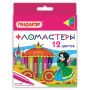 Фломастеры ПИФАГОР "Принцессы", 12 цветов, вентилируемый колпачок, 151405 - Фломастеры классические