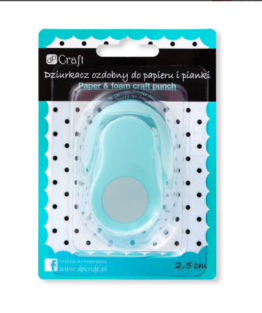 Фигурный дырокол для бумаги и фоамирана №005 "Круг" 2,5 см