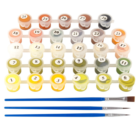 Картина по номерам 40х50 см, ОСТРОВ СОКРОВИЩ "Водная идиллия", на подрамнике, акрил, кисти, 662907 - Картины по номерам