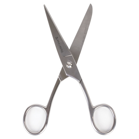 Ножницы цельнометаллические BRAUBERG "Professional", 150 мм, классической формы, 237101 - Ножницы универсальные