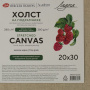 Холст грунтованный на МДФ "Ладога" 20х30 см 280 г/м2, 55% лён, 45% хлопок, прозрачный акриловый грунт, мелкое зерно - Холсты