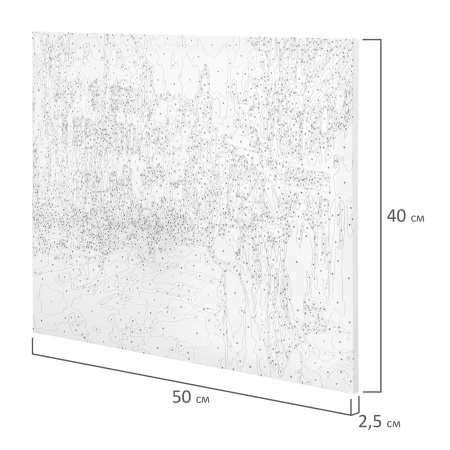 Картина по номерам 40х50 см, ОСТРОВ СОКРОВИЩ "Огни большого города", на подрамнике, акрил, кисти - Картины по номерам