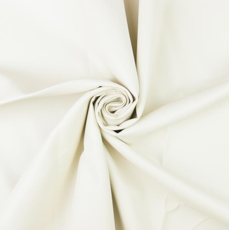 Эко-кожа на вискозной основе, цвет молочный, 33*70 см, плотность 310 гр (уцененный товар)