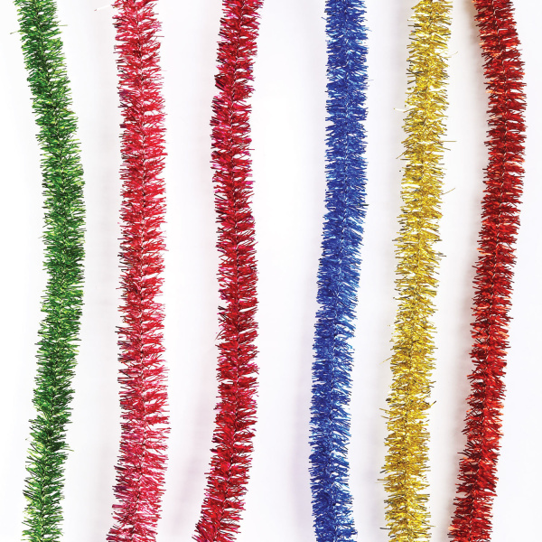 Проволока синельная для творчества "Блестящая", 18 шт., 1,5х30 см, 6 цв., ОСТРОВ СОКРОВИЩ, 661531 - Проволока синельная (пушистая)