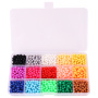 Аквамозаика 15 цветов, 1500 бусин, с трафаретами и инструментами, BRAUBERG KIDS, 664913 - Аквамозайка