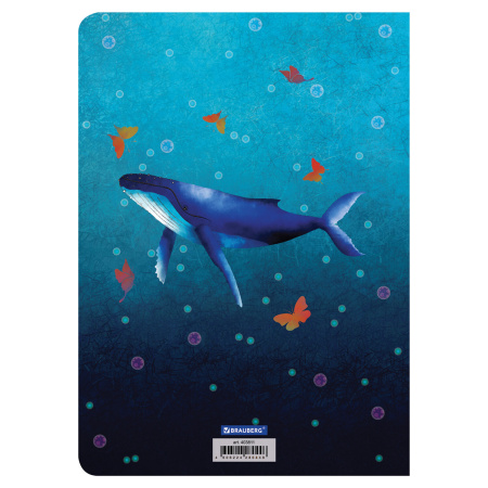 Тетрадь 60 л. в клетку обложка SoftTouch, бежевая бумага 70 г/м2, сшивка, В5 (179х250 мм), СКАЗКА, BRAUBERG, 403811 - Тетради более 60 листов