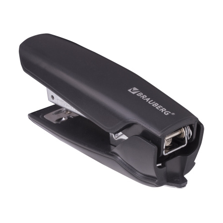 Степлер №24/6, 26/6 BRAUBERG "ULTRA", до 30 листов, с антистеплером, черный, 228756 - Степлеры настольные