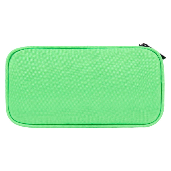 Пенал-косметичка BRAUBERG, 1 отделение, органайзер, полиэстер, 22x11,5x6 см, зеленый, 270844 - Пеналы мягкие