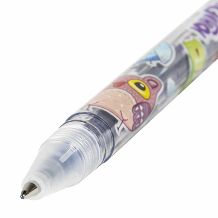 Ручки гелевые НАБОР 48 ЦВЕТОВ, ЮНЛАНДИЯ, корпус с печатью, узел 1 мм, линия письма 0,5 мм, 143820 - Наборы гелевых ручек