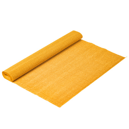 Бумага гофрированная/креповая (ИТАЛИЯ) 140 г/м2, 50х250 см, светло-оранжевая (976), BRAUBERG FIORE, 112565 - Цветная бумага