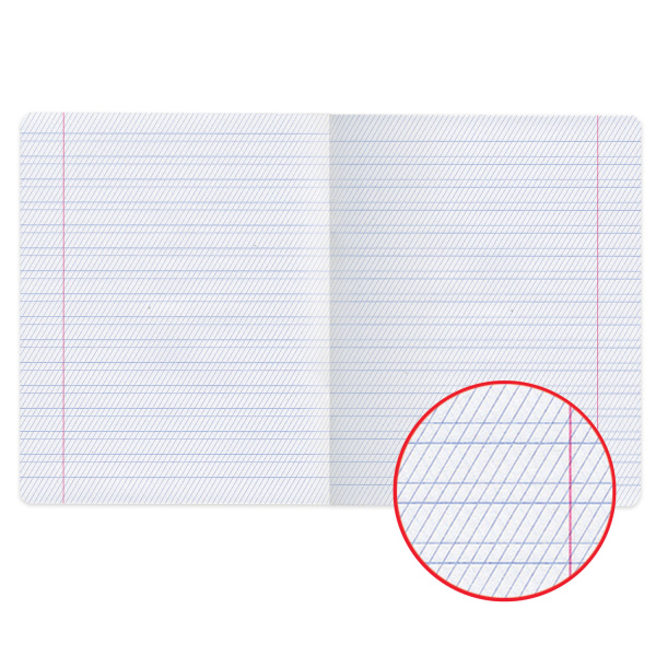 Тетрадь 12 л. BRAUBERG ЭКО "5-КА", частая косая линия, обложка плотная мелованная бумага, ЗЕЛЕНАЯ, 1 шт, 104766 - Тетради 12-24 листов