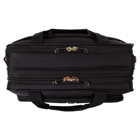 Сумка-портфель BRAUBERG с отделением для ноутбука 15-16", "Business", 2 отделения, черная, 41х32х15 см, 240389 - Сумки деловые с отделением для ноутбука и планшета