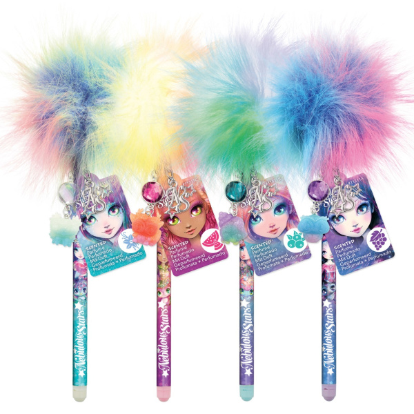 Серия: Coralia. Ароматизированная ручка с меховым помпоном и подвеской - Ручки