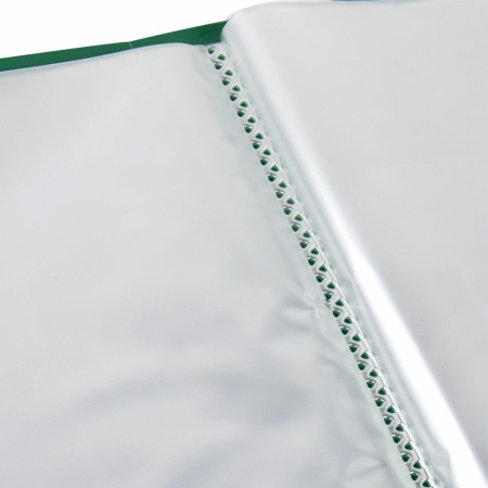 Папка 60 вкладышей BRAUBERG "Office", зеленая, 0,6 мм, 271330 - Папки с вкладышами (файлами)