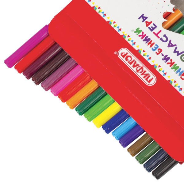 Фломастеры ПИФАГОР "ЭНИКИ-БЕНИКИ", 18 цветов, вентилируемый колпачок, 151402 - Фломастеры классические