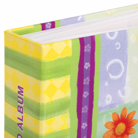 Фотоальбом BRAUBERG на 200 фотографий 10х15 см, твердая обложка, "Настроение", разноцветный, 390670 - Фотоальбомы