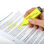 Текстовыделитель BRAUBERG "ORIGINAL NEON", ЖЕЛТЫЙ, линия письма 1-5 мм, 152211 - Текстовыделители
