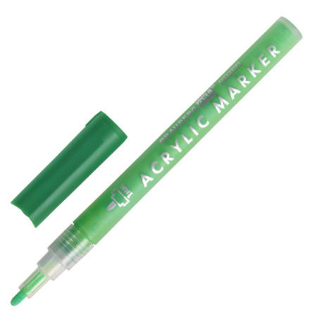 Маркеры акриловые для рисования и хобби BRAUBERG ART CLASSIC, НАБОР 12 цветов, наконечник 1 мм, 152151 - Маркеры для хобби