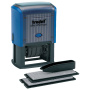 Датер самонаборный, 4 строки+дата, оттиск 50х30 мм, синий, TRODAT 4729, кассы в комплекте, 53334 - Датеры