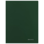 Папка с металлическим скоросшивателем и внутренним карманом BRAUBERG "Диагональ", темно-зеленая, до 100 листов, 0,6 мм, 221354 - Папки с пружинным и пластиковым скоросшивателем