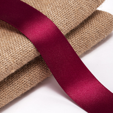 Лента атласная ширина 38 мм, длина 23 м, бордовая, BRAUBERG, 591515 - Ленты для декора, рукоделия и упаковки подарков