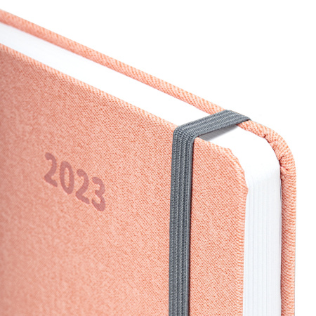 Ежедневник датированный 2023 А5 138x213 мм BRAUBERG "Mosaic", под кожу, розовый, 114084 - Ежедневники с покрытием "под кожу и ткань"